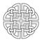 celtic dara knot irish symbol logo icon.