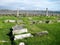 Celtic graveyard ruins in Scotland