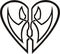 Celtic heart - tribal tattoo