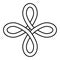 Celtic Heraldic Knot Bowen Symbol vector Bowen Cross true Lovers Knot