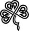 Celtic Knot Clover Luck Lucky Symbol Icon