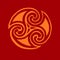 celtic sign design symbol element abstract knot icon tatt