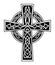 Celtic style cross tattoo