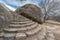 Celtic Vetton sacred space Nemeton Altar of sacrifices sculpted in granite rock known as Silla de Felipe II Phillip II chair