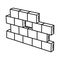 Cement Blocks Icon. Doodle Hand Drawn or Outline Icon Style