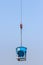 Cement bucket hoisting on crane hook