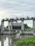 Cement dam in country Thailand