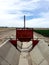 Cement ditch red water head gate for farming flood irrigation
