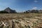 Cement factory and mountains in Lopburi, Thailand