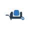 Cement mixer icon