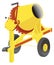 cement mixer tool vector illustration transparent background