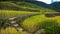 Cement Steps and Path Leading Through the Maligcong Rice Terraces