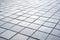 Cement tile block floor texture background.
