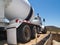 Cement Truck on Excavation Site - Horizontal