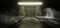 Cement Tunnel Concrete Sci Fi Smoke Fog Steam Tunnel Corridor Underground Garage With Yellow Light Dark Night Show Stage 3D