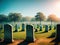 Cemeteries and graveyards Capture the couple and their emotions Soft made with generative ai