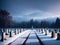 Cemeteries and graveyards Capture the couple and their emotions Soft made with generative ai