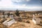 Cemetery in Cavusin, Cappadocia, Turkey