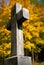 Cemetery Cross in Sunshine