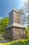 Cemetery and gate-belfry in Wislina at Mennonites trail in Poland