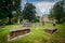 Cemetery in the historic Fourth Ward of Charlotte, North Carolina.