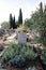 Cemetery in Lourmarin, Provence-Alpes-CÃ´te d`Azur, FRANCE