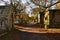 Cemetery path autumn