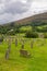 Cemetery at the Saint Andrew Church, Dent, Cumbria, England