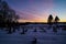 Cemetery Sunset