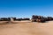 Cemetery trains Uyuni, Bolivia