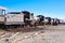 Cemetery trains Uyuni, Bolivia