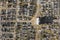 Cemetery. A view of the gravestones from above