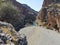Cendere canyon near Historical touristic Severan Bridge also called cendere bridge in city of adiyaman