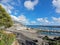 Cenic view over the coast of madeira