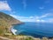 Cenic view over the coast of madeira