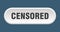 censored button