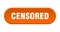 censored button