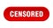 censored button