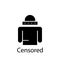 censored, password, human icon. Element of Peace and humanrights icon. Premium quality graphic design icon. Signs and symbols