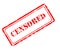 Censored rubber stamp