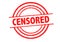 CENSORED Rubber Stamp