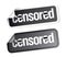 Censored stickers