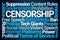 Censorship Word Cloud