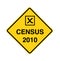 Census 2010 - road sign