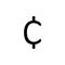 cent sign icon. Element of web icon with one color for mobile concept and web apps. Isolated cent sign icon can be used for web