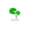 Centella Asiatica vector illustration. Gotu kola icon logo template. Ecological concept. Green leaf for organic