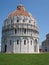 In the center the baptistery located on the Piazza del duomo