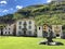 The center of the Cevio settlement with its old famous buildings The Maggia Valley or Valle Maggia or Maggiatal