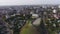 The center of Cherkasy city aerial panorama view.