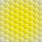 Center gold yellow alighted honeycomb vector